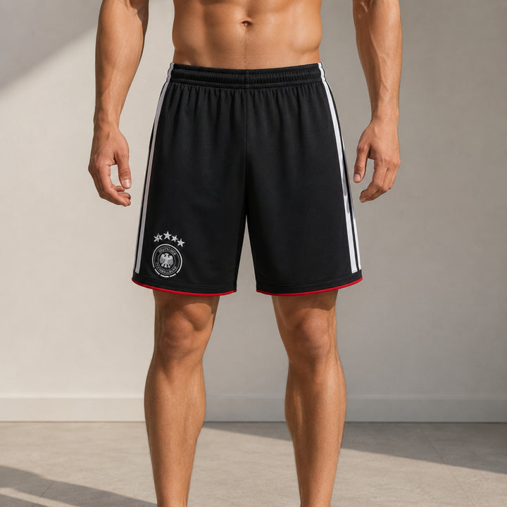 Short Allemagne Domicile 26/27 - Noir et Blanc