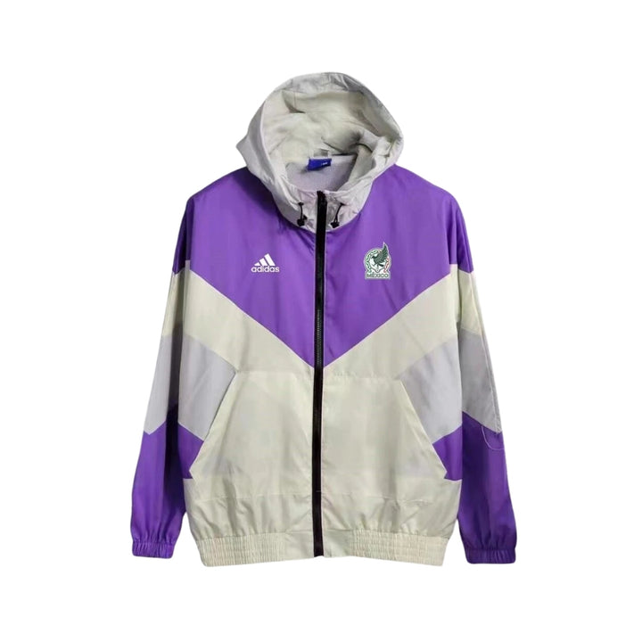 Coupe-Vent - Mexique - Violet et Blanc