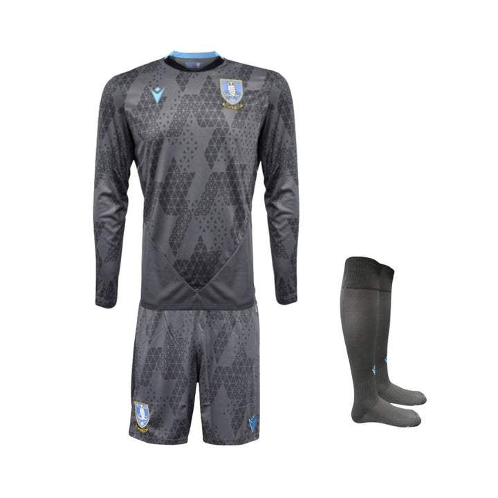 Kit - Sheffield Wednesday Gardiens de But 25/26 - Manches Longues - Gris Anthracite
