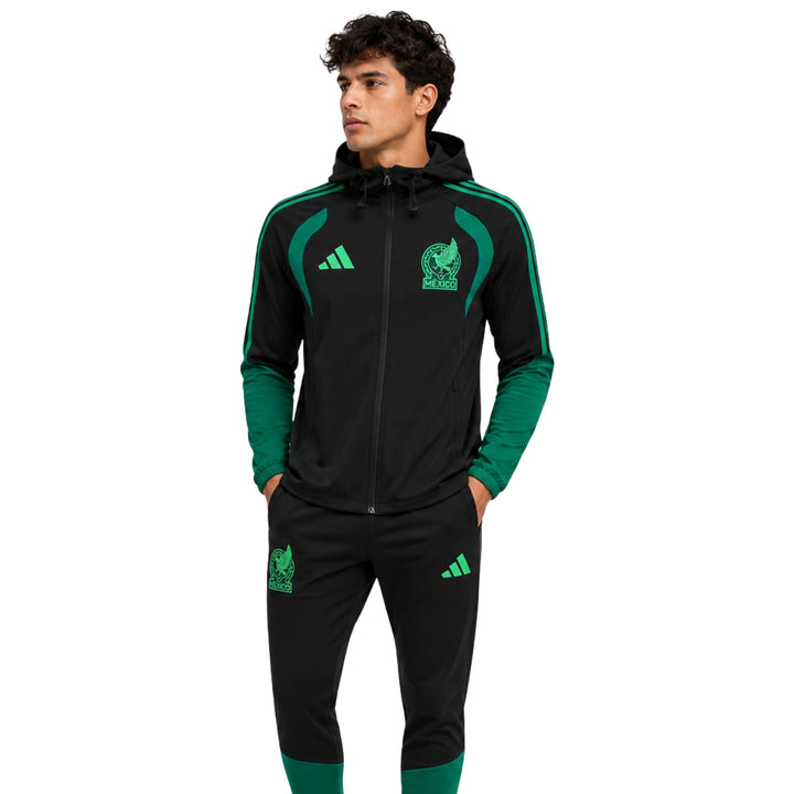 Mexique 26/27 - Survêtement - Zip Complet - Noir et Vert