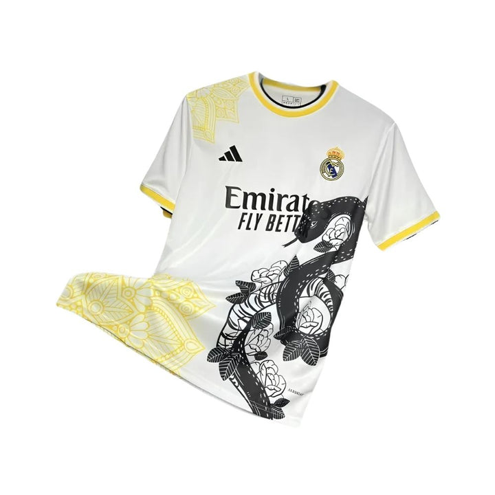 Real Madrid Édition Spéciale 24/25 - Blanc et Jaune
