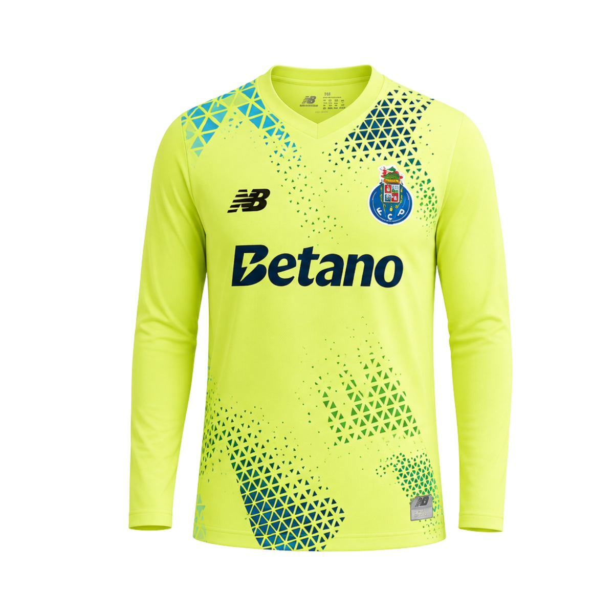 Porto Gardiens de But 26/27 - Manches Longues - Jaune Fluo