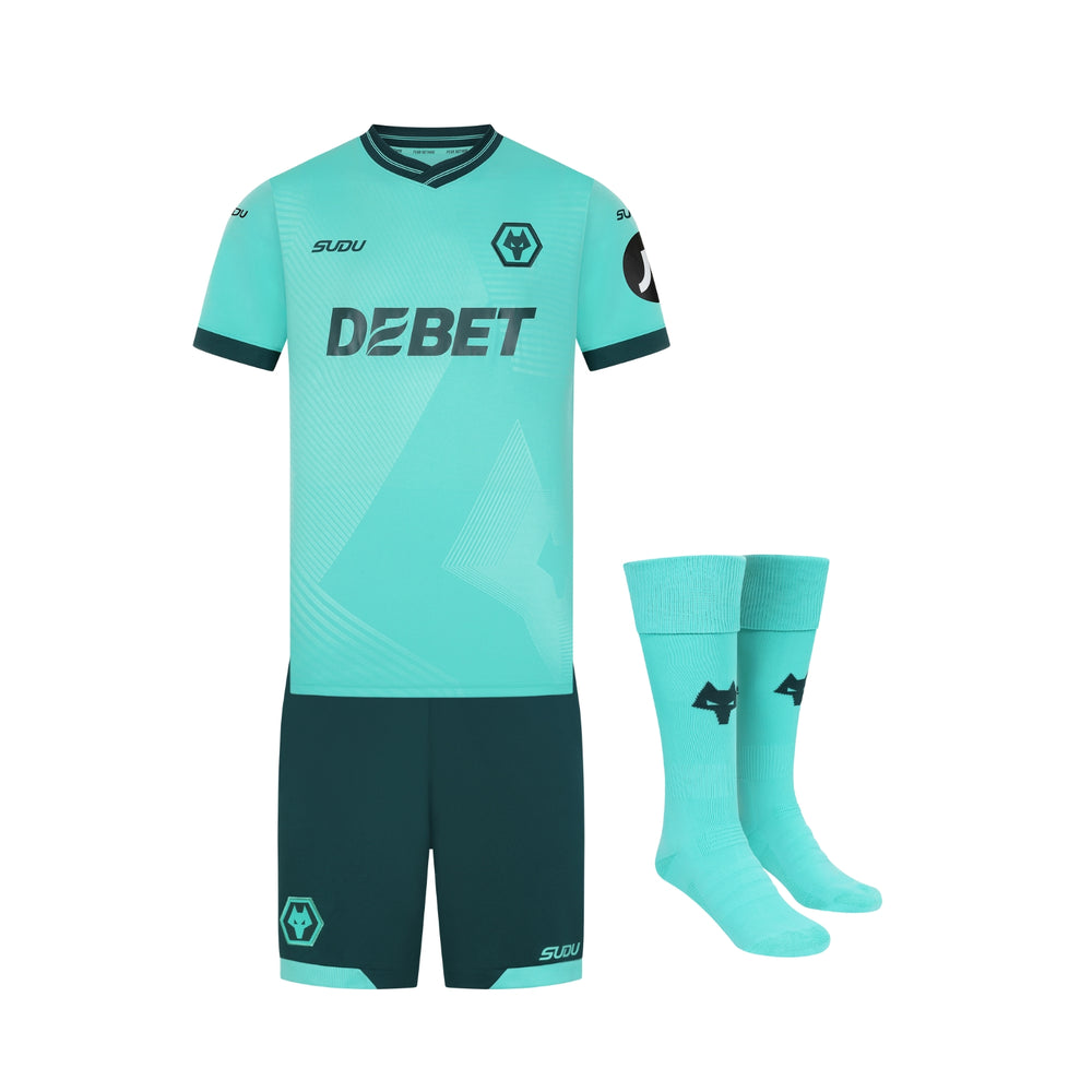 Kit Infantil Wolves Visitante 25/26