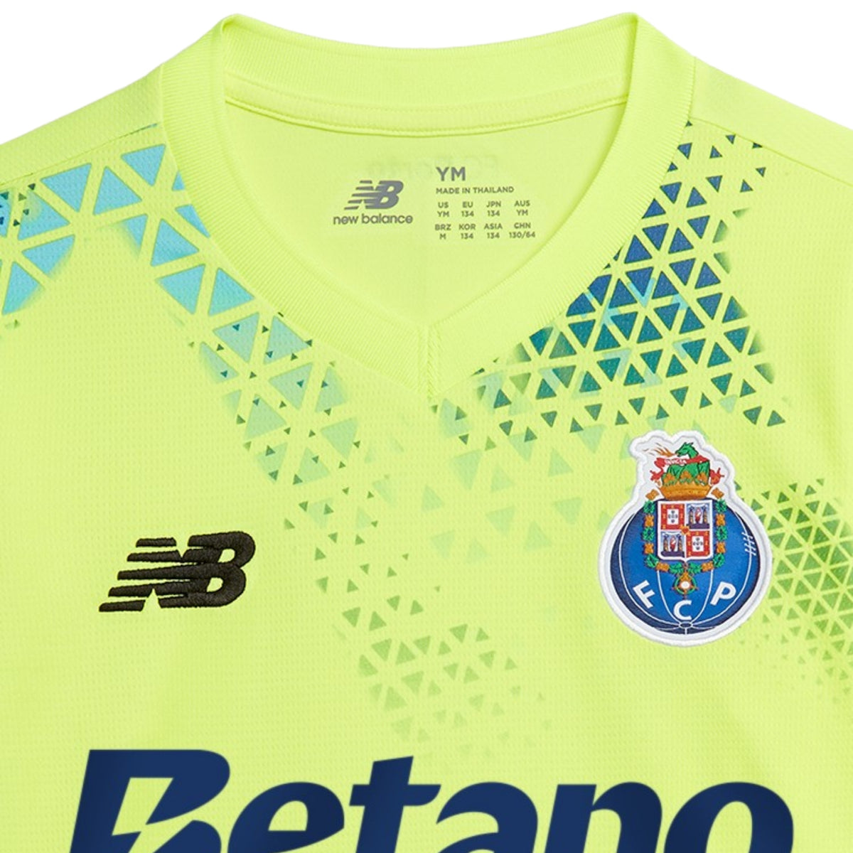 Porto Gardiens de But 26/27 - Manches Longues - Jaune Fluo