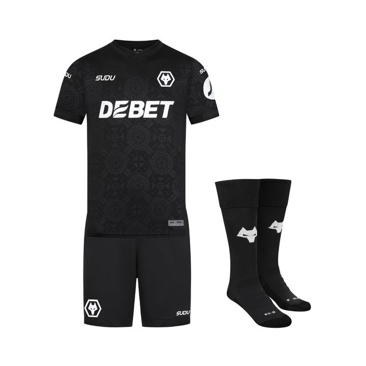 Kit - Wolves Gardiens de But 25/26 - Noir