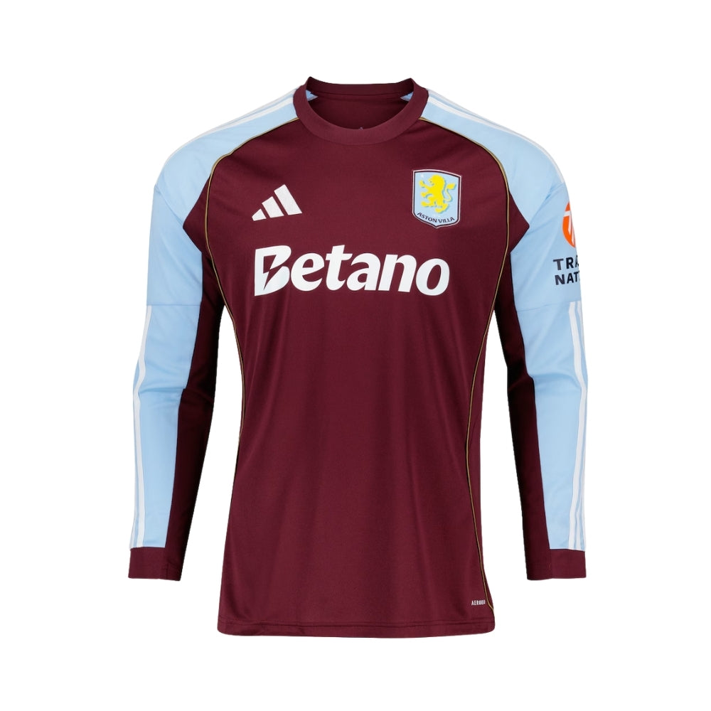Aston Villa Domicile 25/26 - Manches Longues - Vue de face