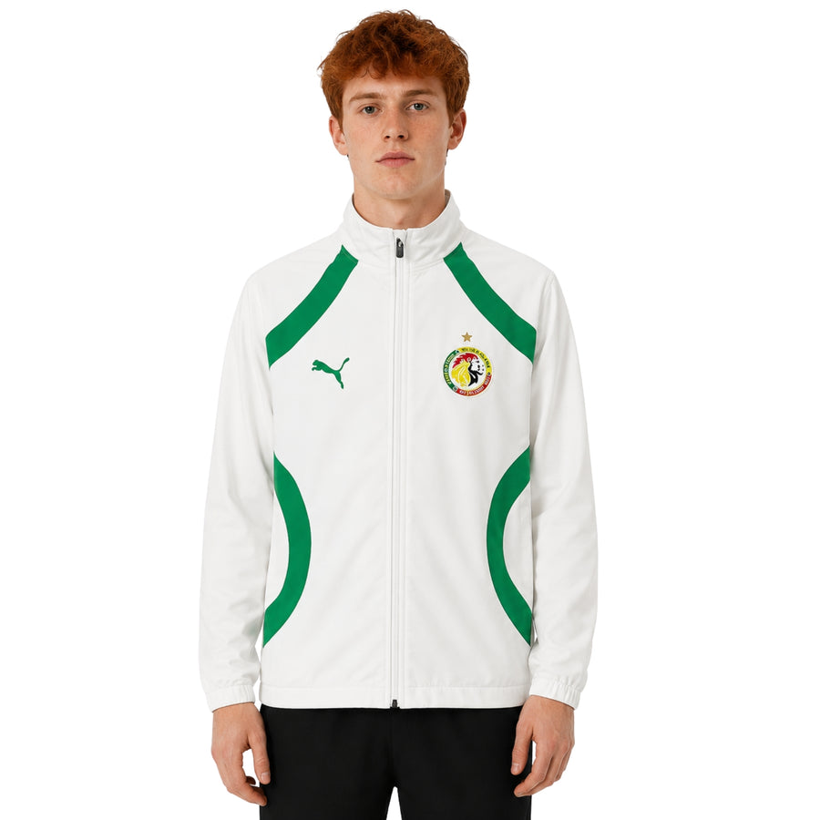 Windbreaker - Senegal 26/27 - White and Green