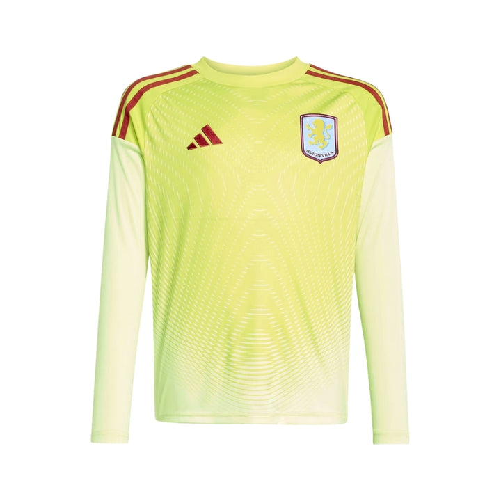Aston Villa Gardiens de But 25/26 - Manches Longues - Vert Fluo