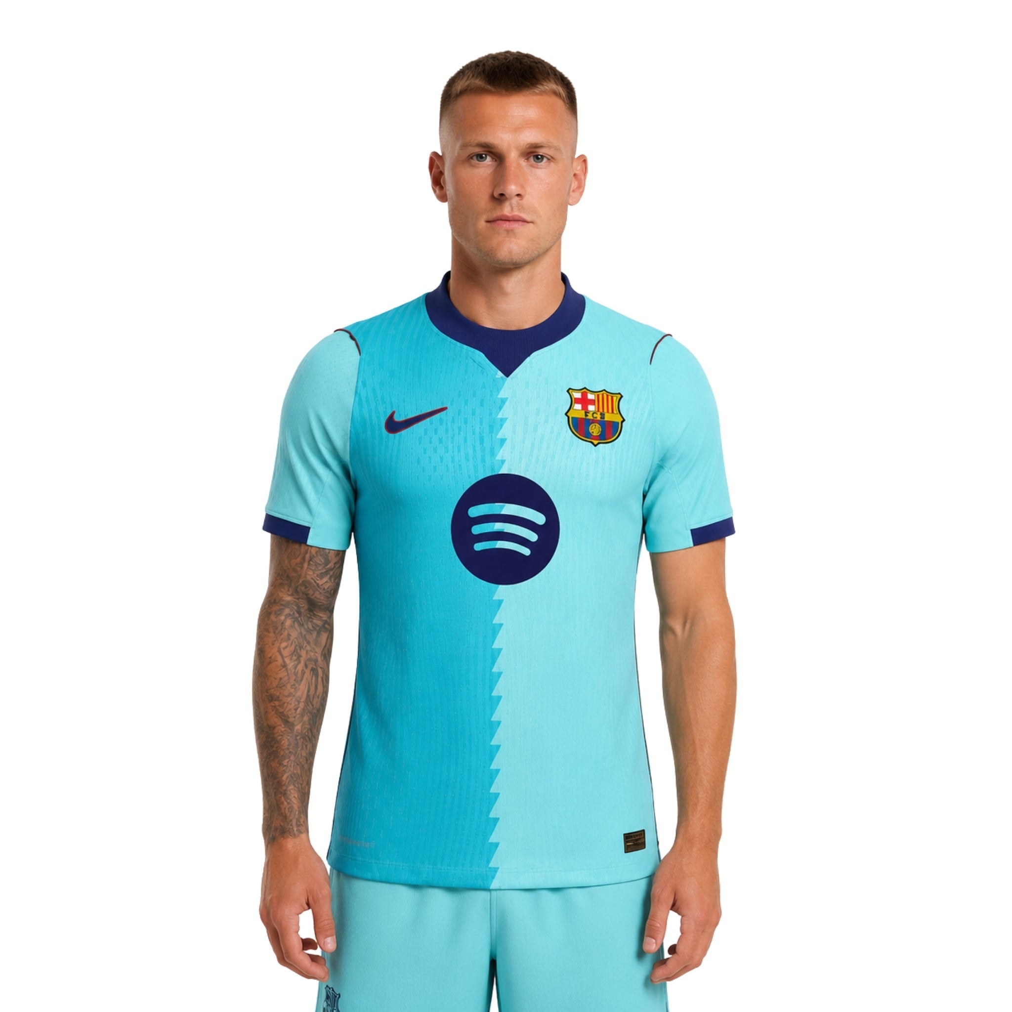 Barcelone Édition Spéciale 26/27 - Version Joueur - Bleu Clair et Bleu Marine