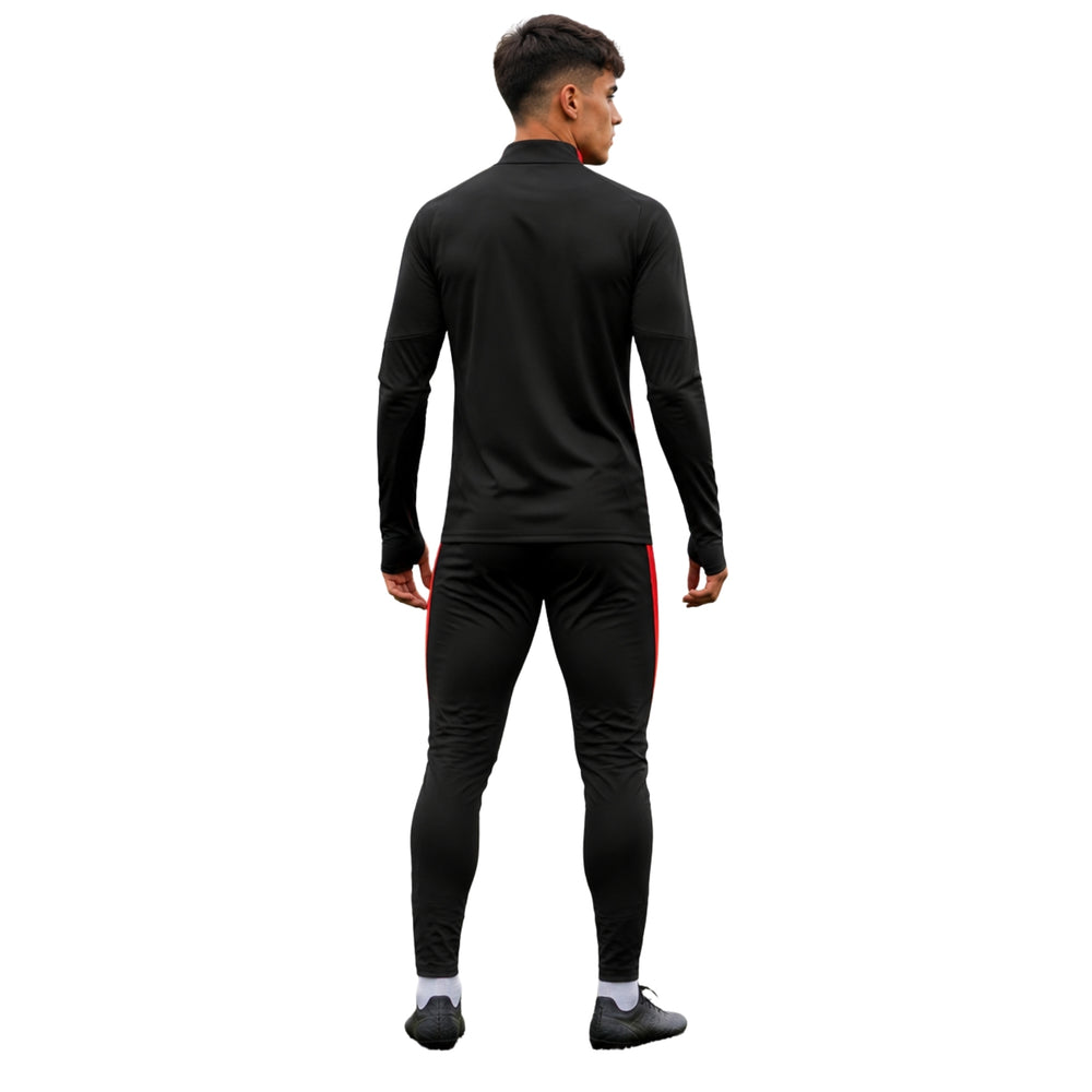 Portugal 25/26 - Survêtement - 1/2 Zip - Noir et Rouge