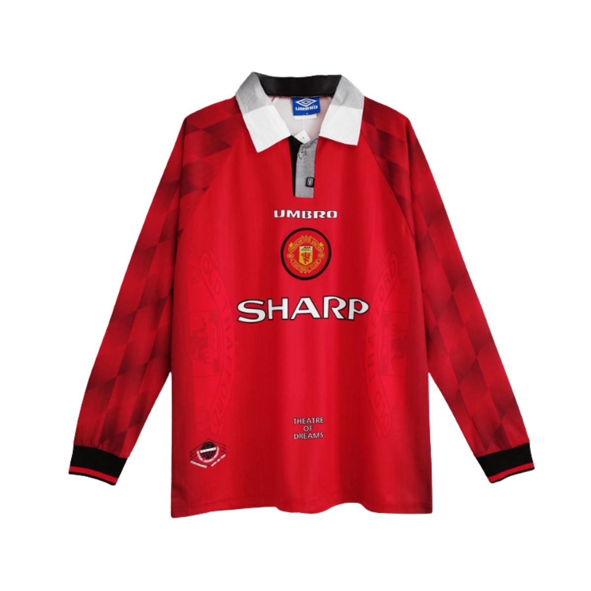 Manchester United Home 96/97 - Long Sleeved - Front view