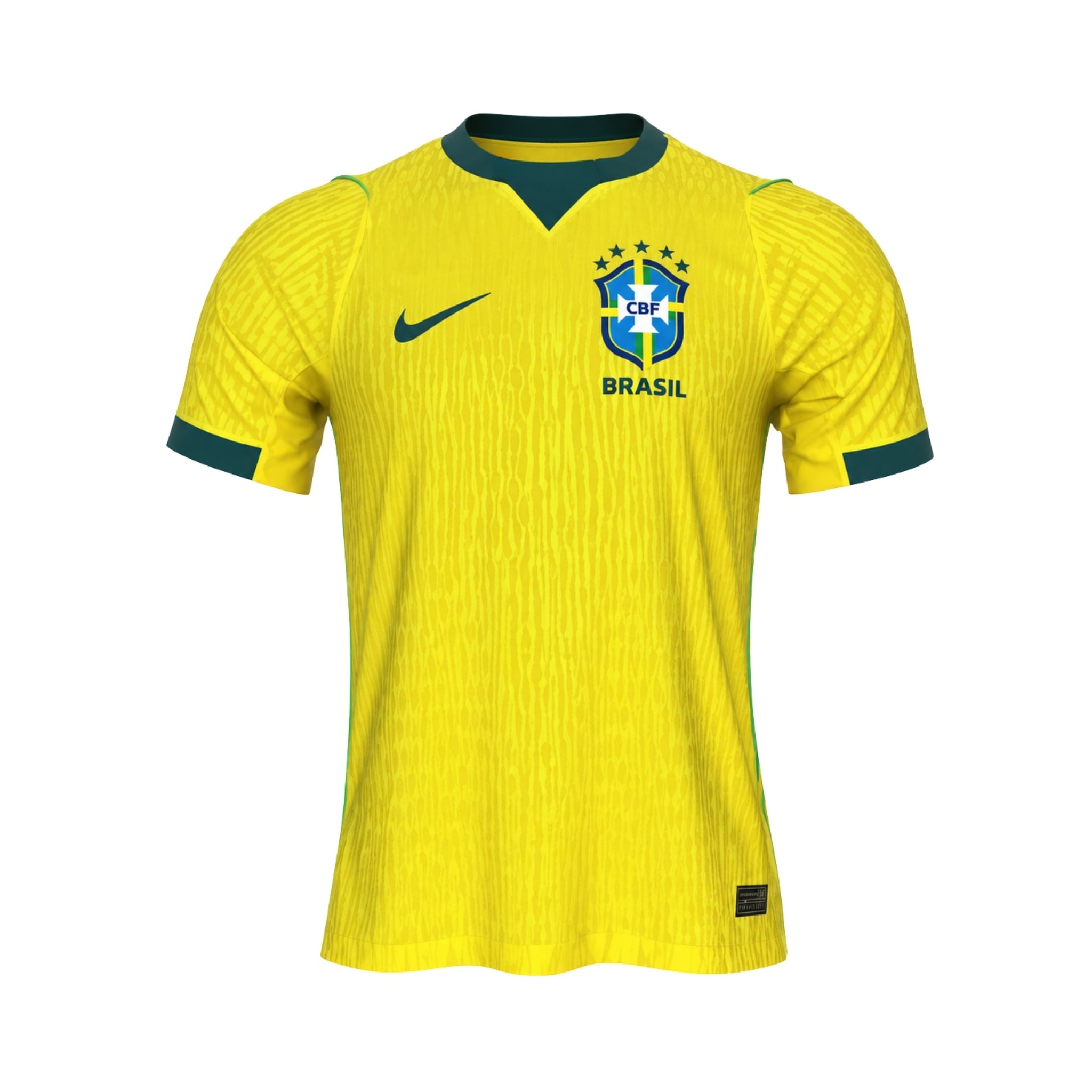 Maillot Brésil Domicile 26/27 - Coupe du Monde 2026 - Version Joueur, à plat dos