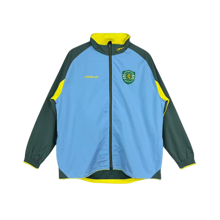 Coupe-Vent - Sporting 25/26 - Bleu Clair et Vert Foncé