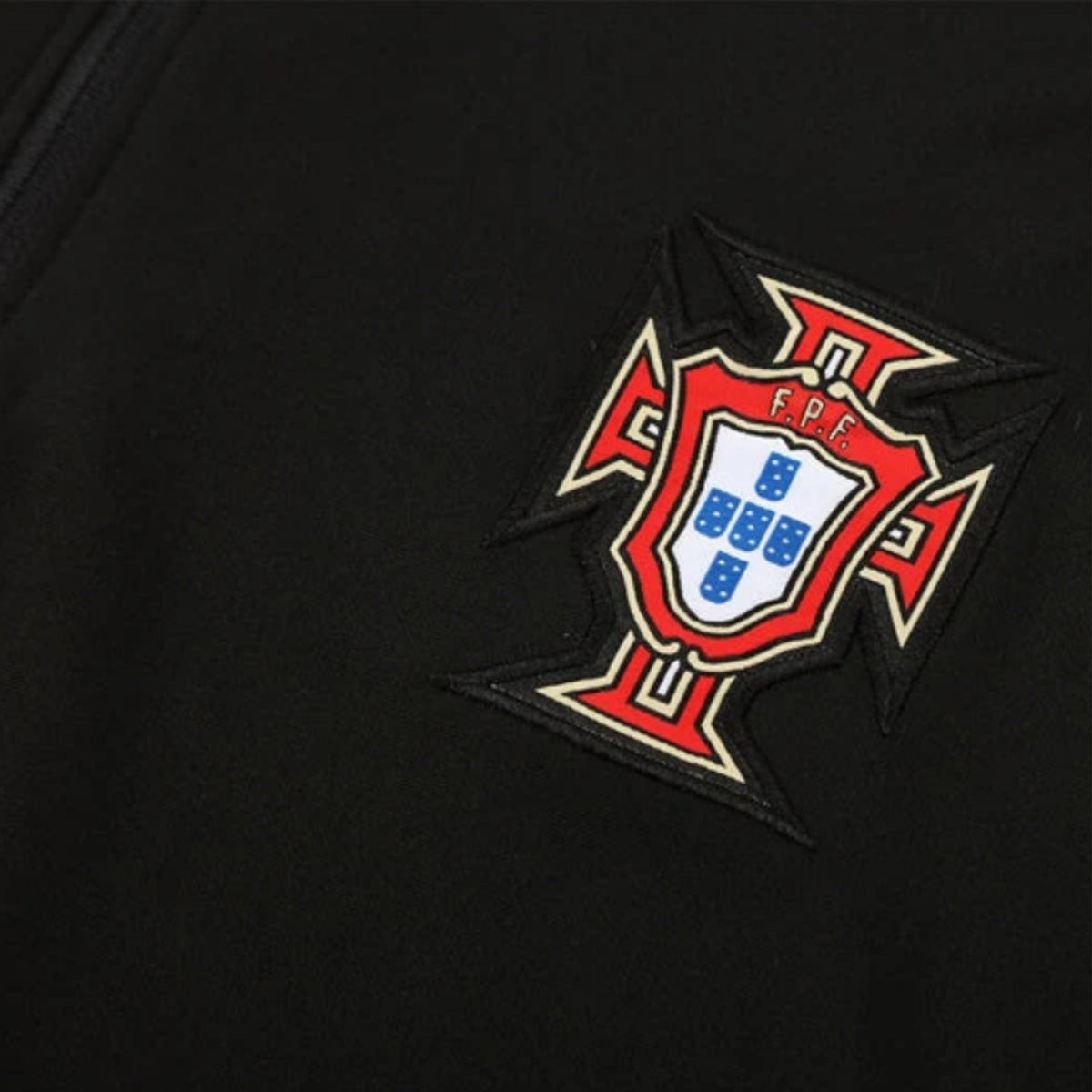 Portugal 25/26 - Survêtement - 1/2 Zip - Noir et Rouge