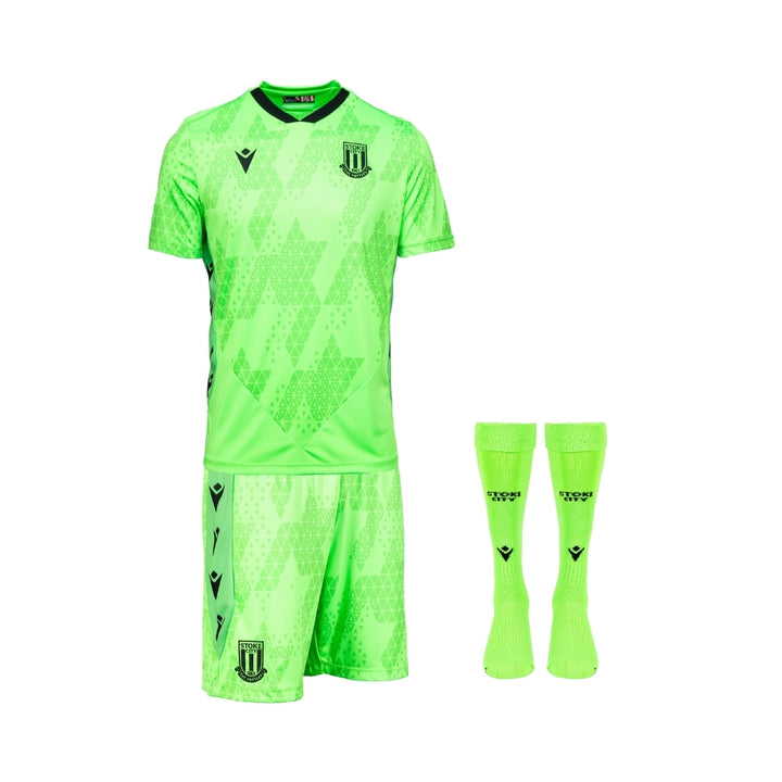 Kit - Stoke City Gardiens de But 25/26 - Vert Fluo