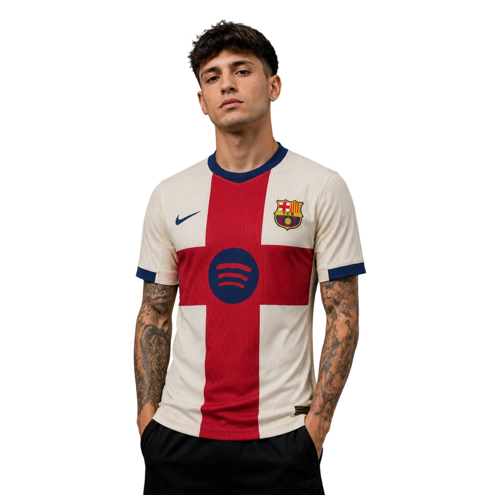 Barcelone Édition Spéciale 26/27 - Version Joueur - Blanc et Rouge