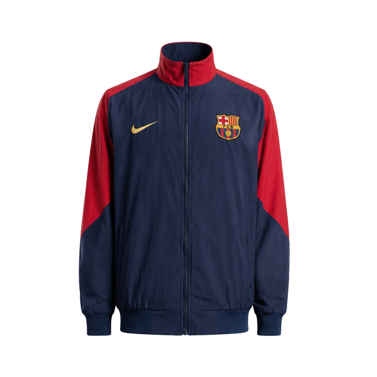 Coupe-Vent - Barcelone 26/27 - Bleu Marine et Rouge