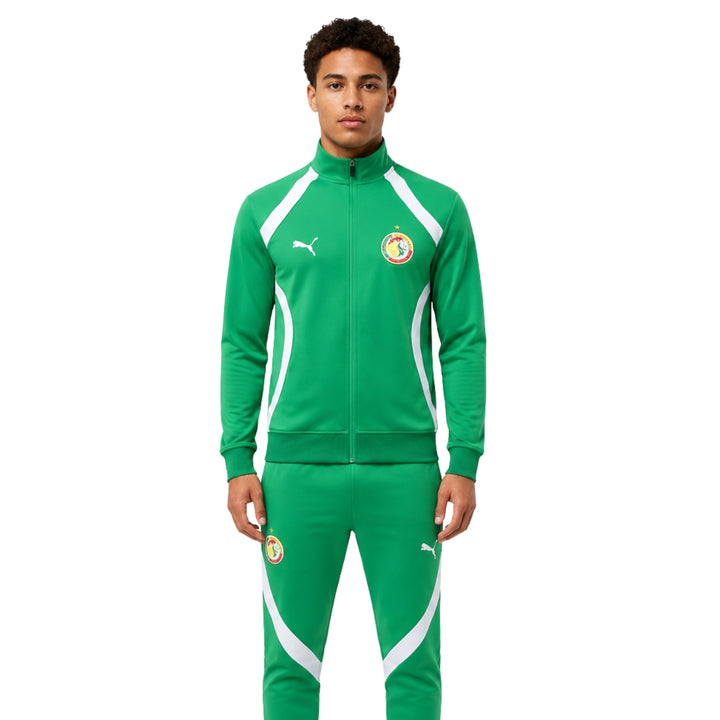 Senegal 26/27 - Survêtement - Zip Complet - Vert et Blanc 2