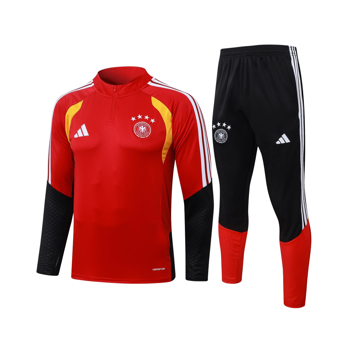Germany 26/27 - Tracksuit - 1/2 Zip - Red and Black