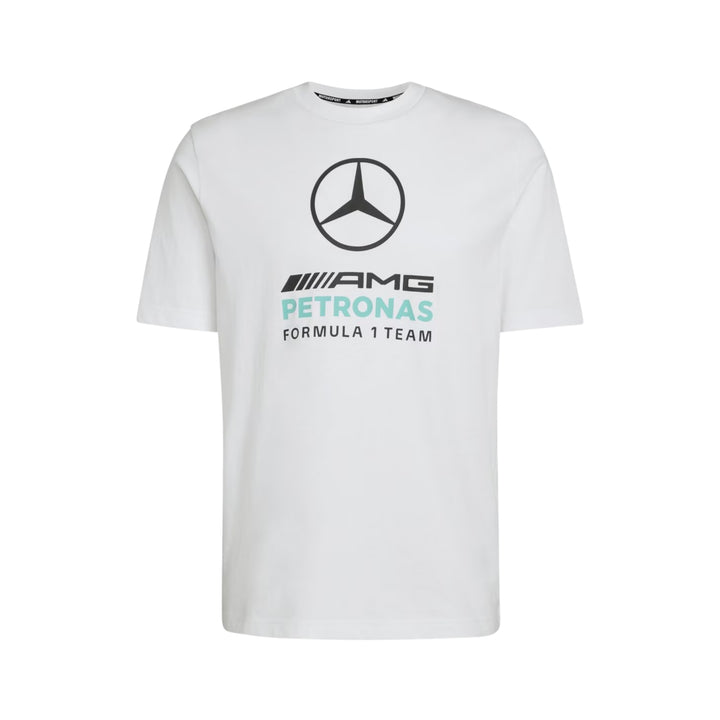 T-Shirt Mercedes AMG Petronas F1 2026 - Blanc - Logo