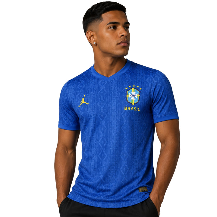 Brésil Édition Spéciale 26/27 - Coupe du Monde 2026 - Version Joueur - Bleu