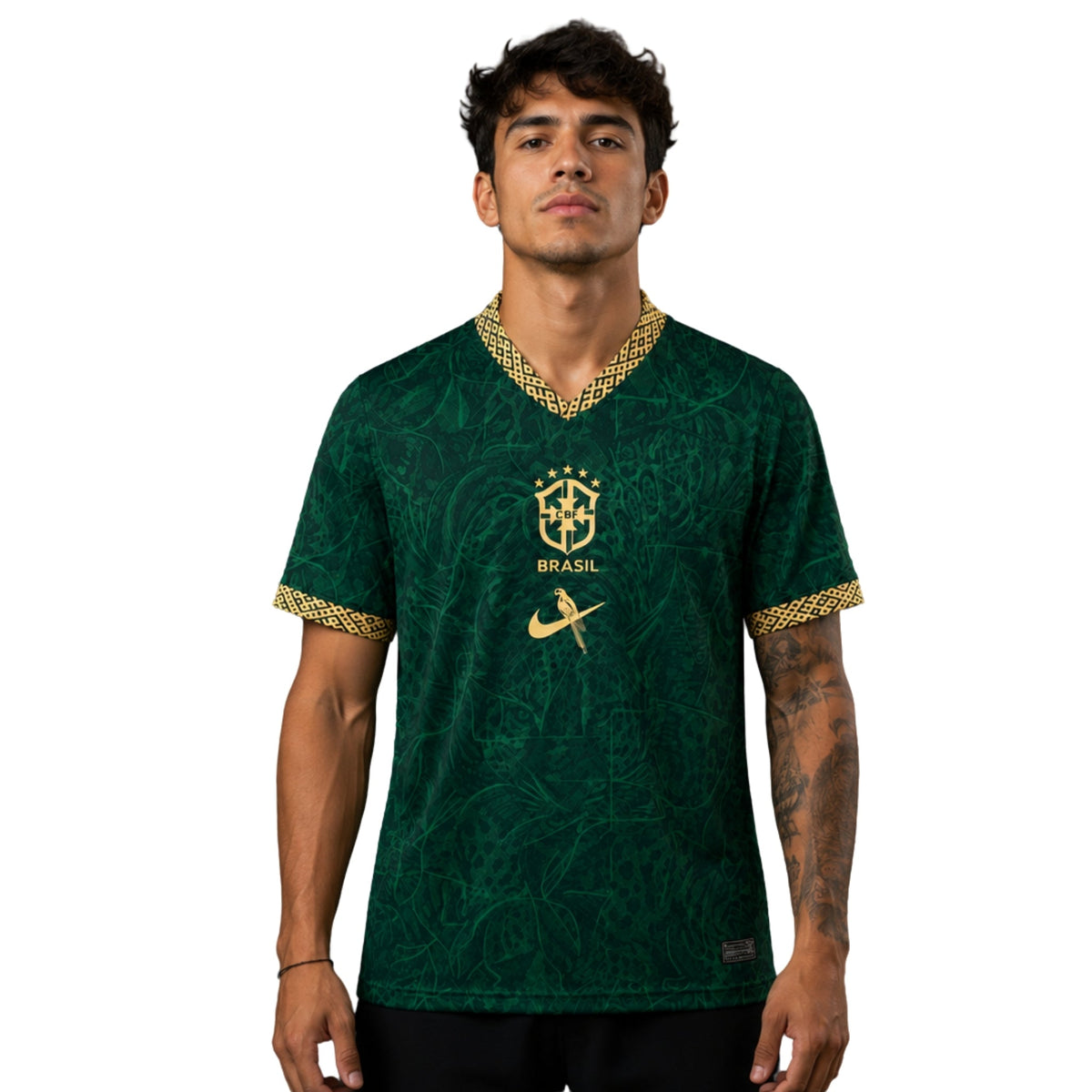 Brésil Édition Spéciale 26/27 - Coupe du Monde 2026 - Vert Foncé et Doré