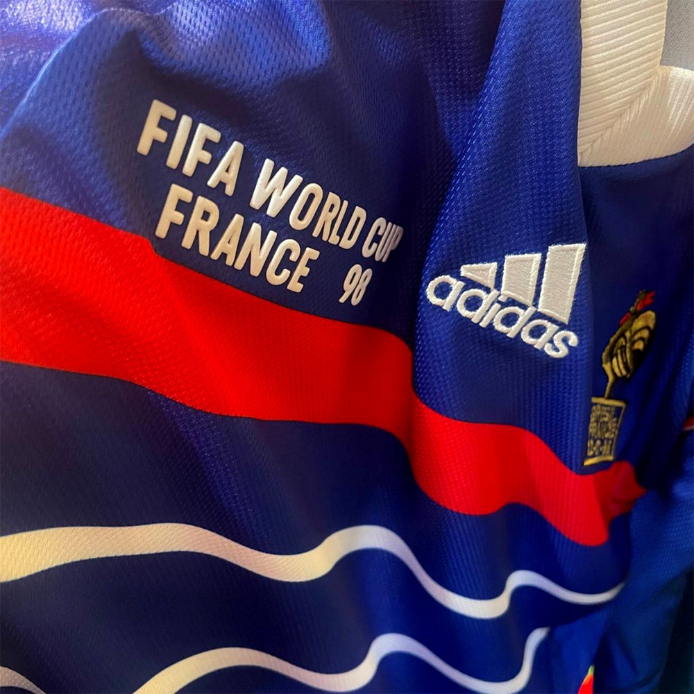 Camiseta Francia Local 97/98 - Manga Larga - Mundial 98