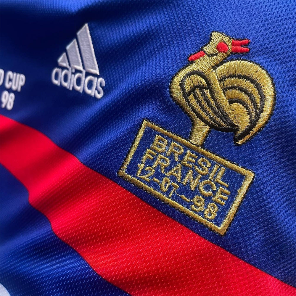 Camiseta Francia Local 97/98 - Manga Larga - Mundial 98
