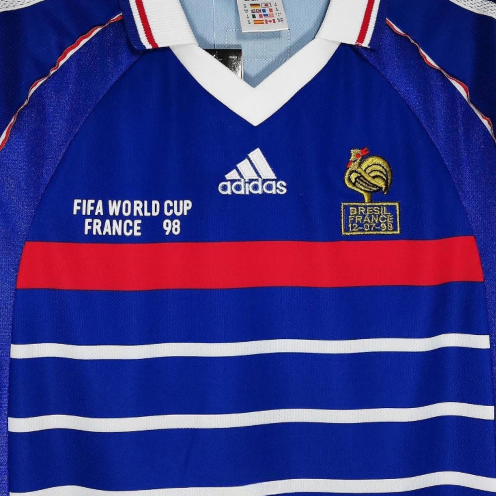 Camiseta Francia Local 97/98 - Manga Larga - Mundial 98