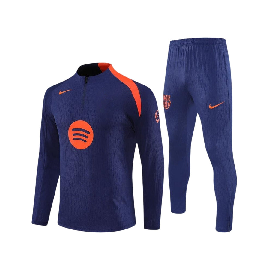 Barcelone 25/26 - Survêtement - 1/2 Zip - Bleu et Orange