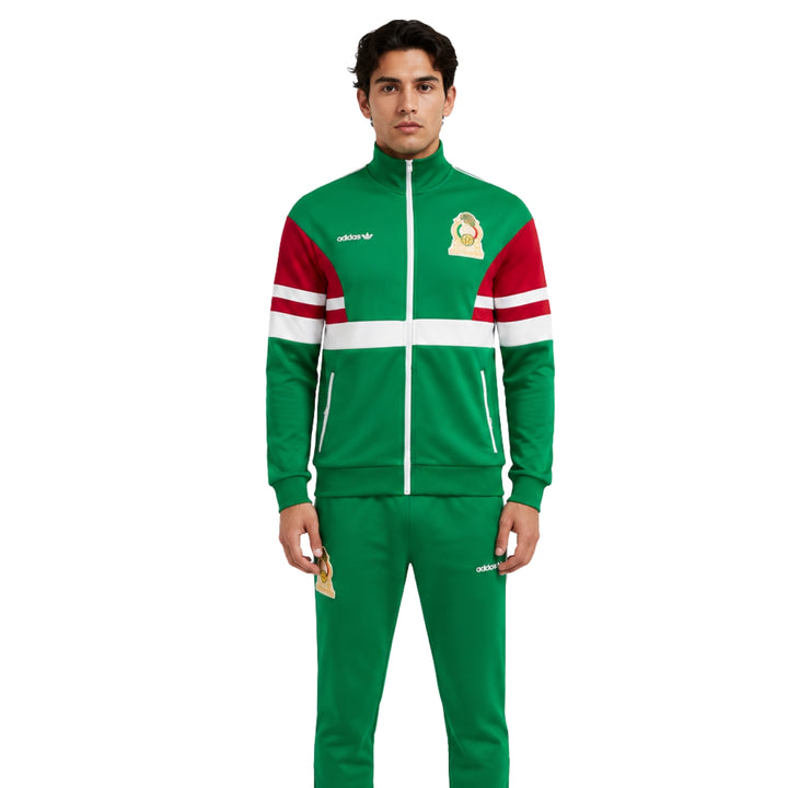 Mexique 26/27 - Survêtement - Zip Complet - Vert et Rouge