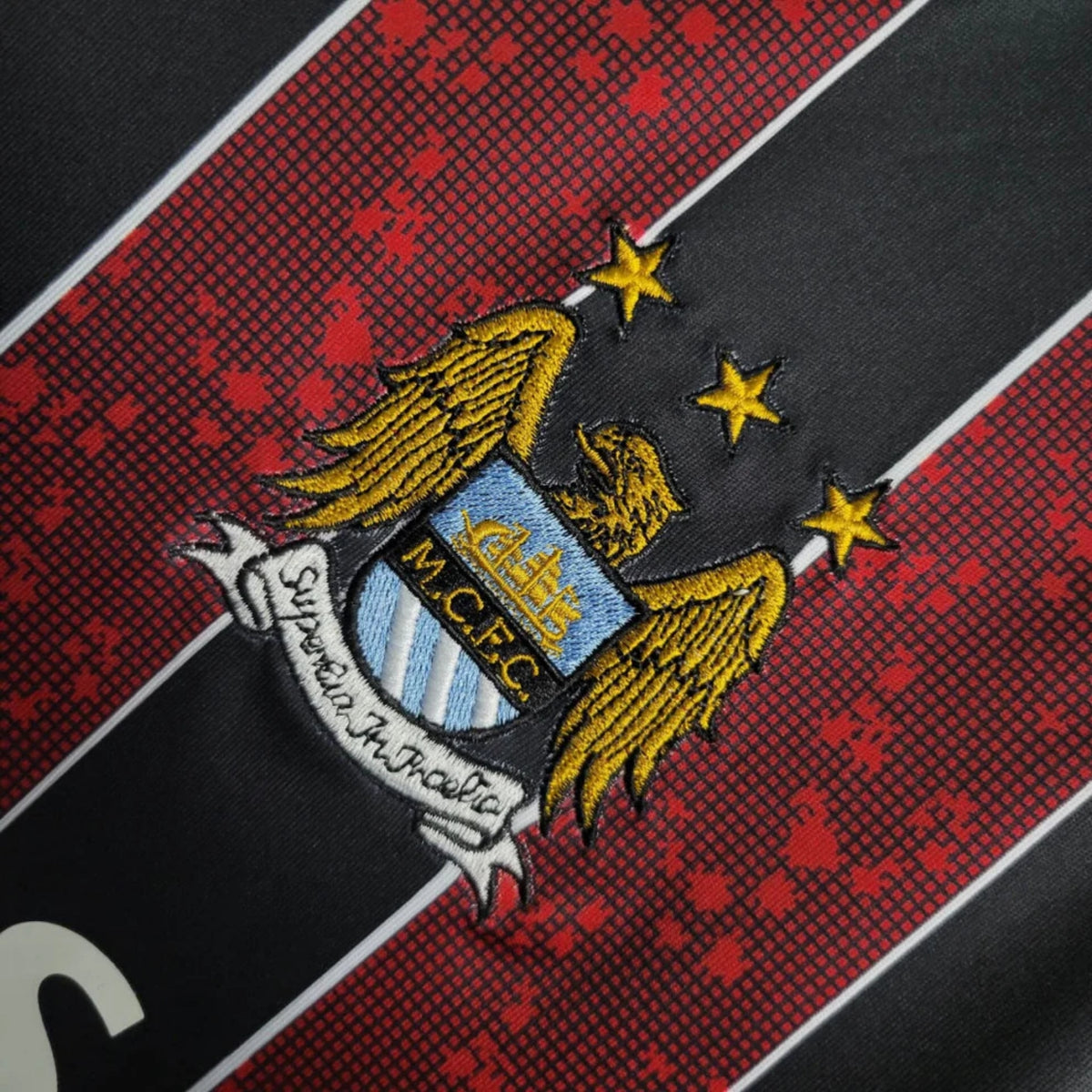 Manchester City Away 08/09 - Detail
