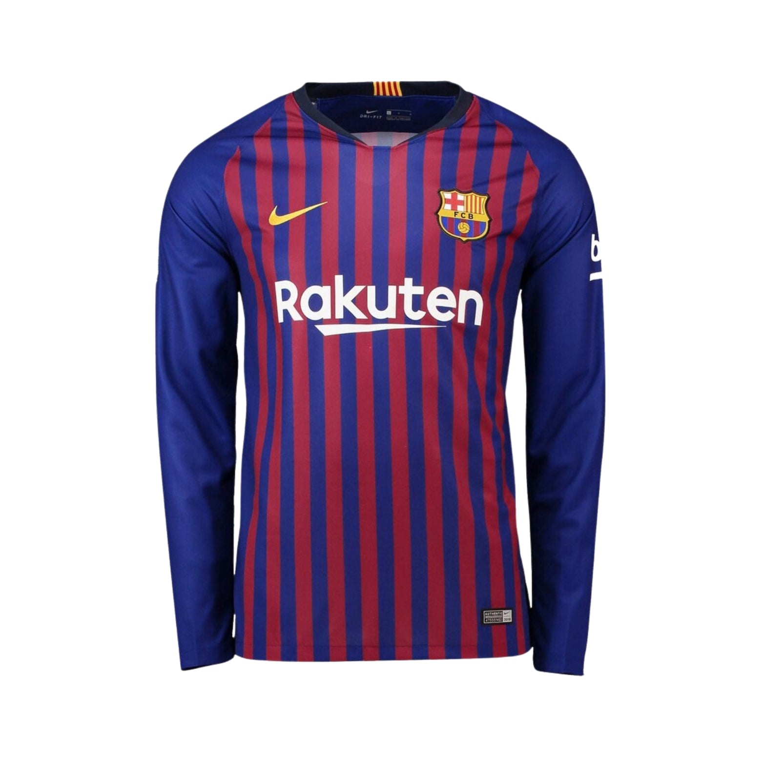 Barcelone Domicile 17/18 - Manches Longues