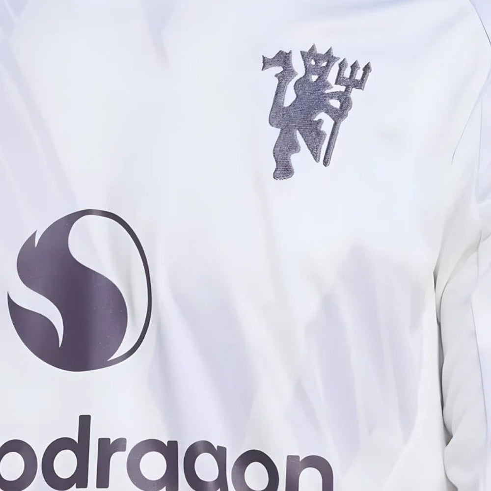 Manchester United Extérieur 25/26 - Manches Longues - Détail