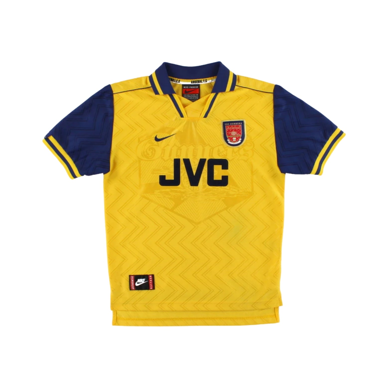 Arsenal Extérieur 96/97 - Vue de face