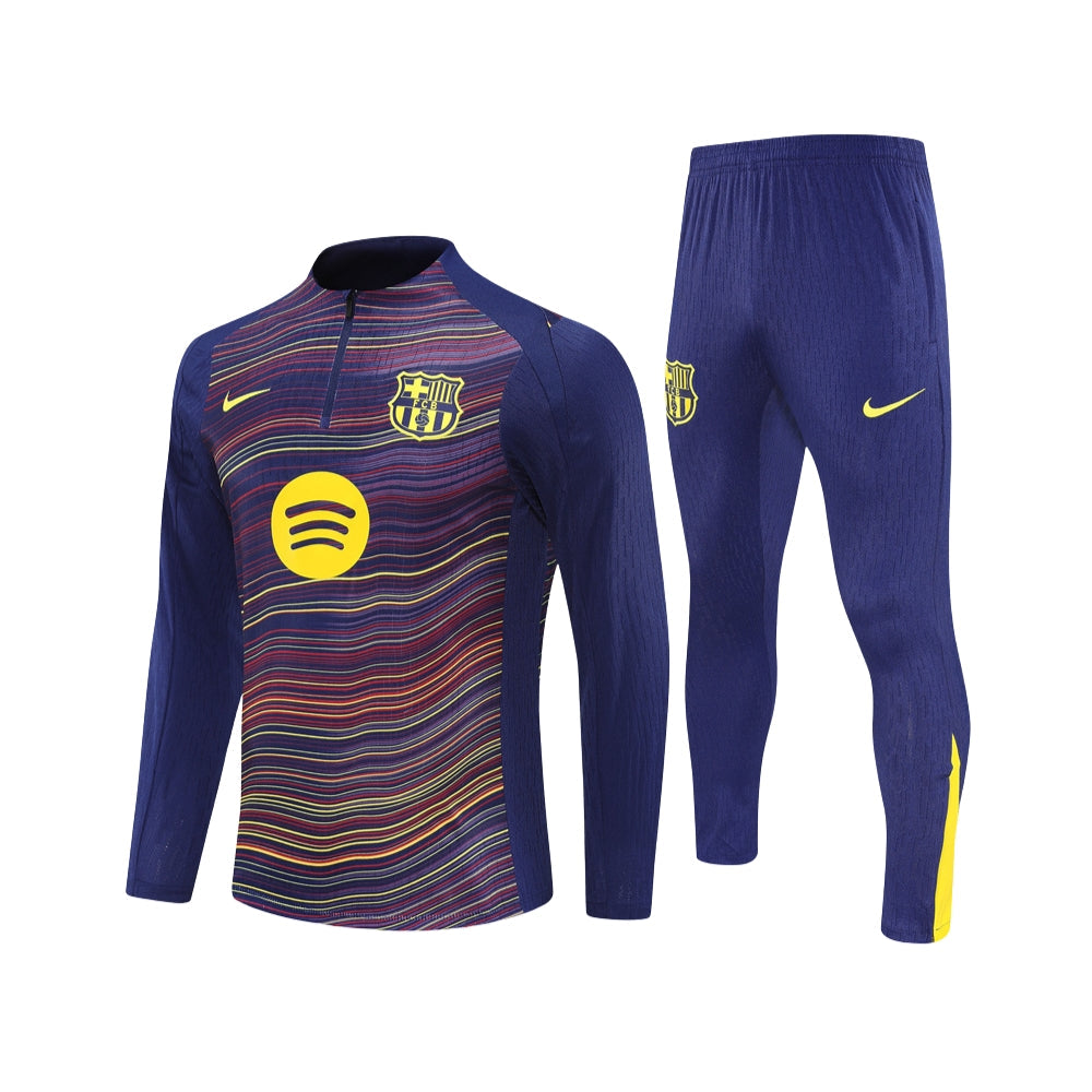 Barcelone 25/26 - Survêtement - 1/2 Zip - Bleu et Jaune