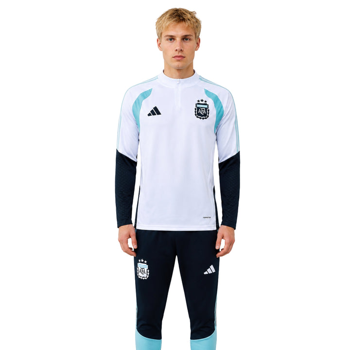 Argentine 26/27 - Survêtement - 1/2 Zip - Blanc et Bleu Clair