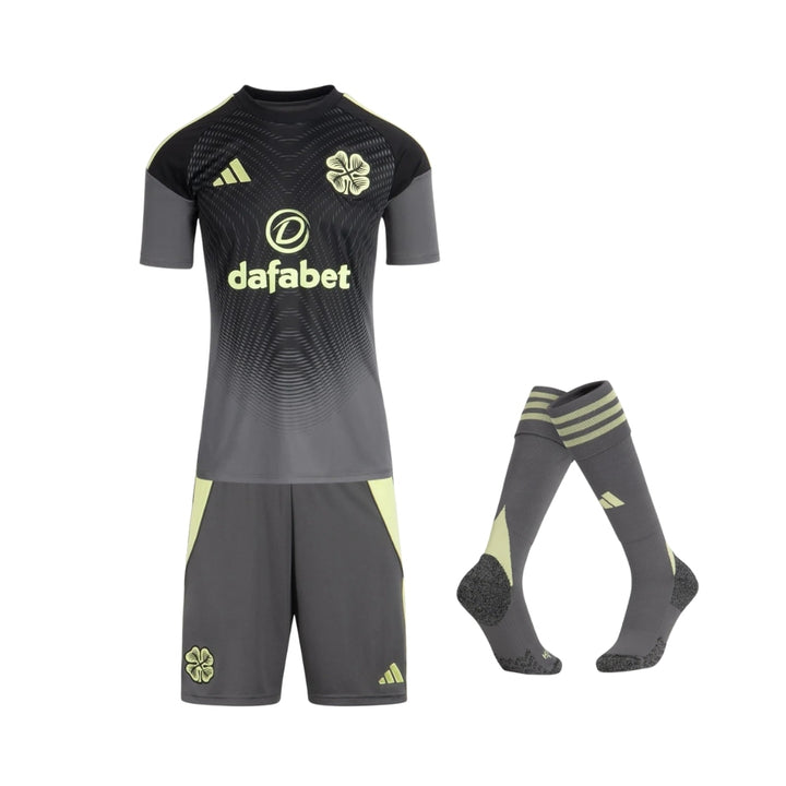 Kit - Celtic Gardiens de But 25/26 - Noir et Gris