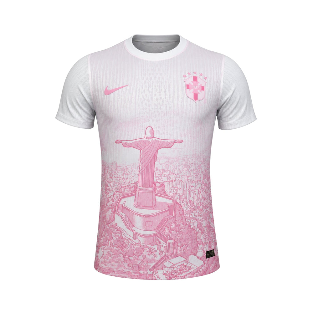 Brésil Édition Spéciale 26/27 - Coupe du Monde 2026 - Version Joueur - Rose et Blanc