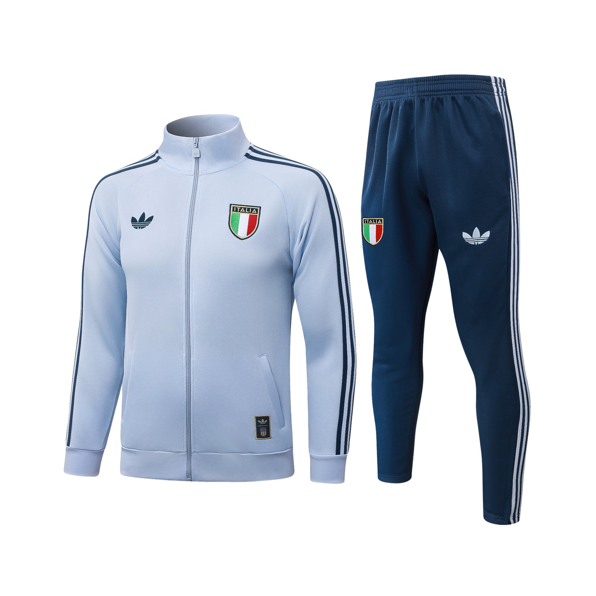 Italie 26/27 - Survêtement - Zip Complet - Bleu Clair