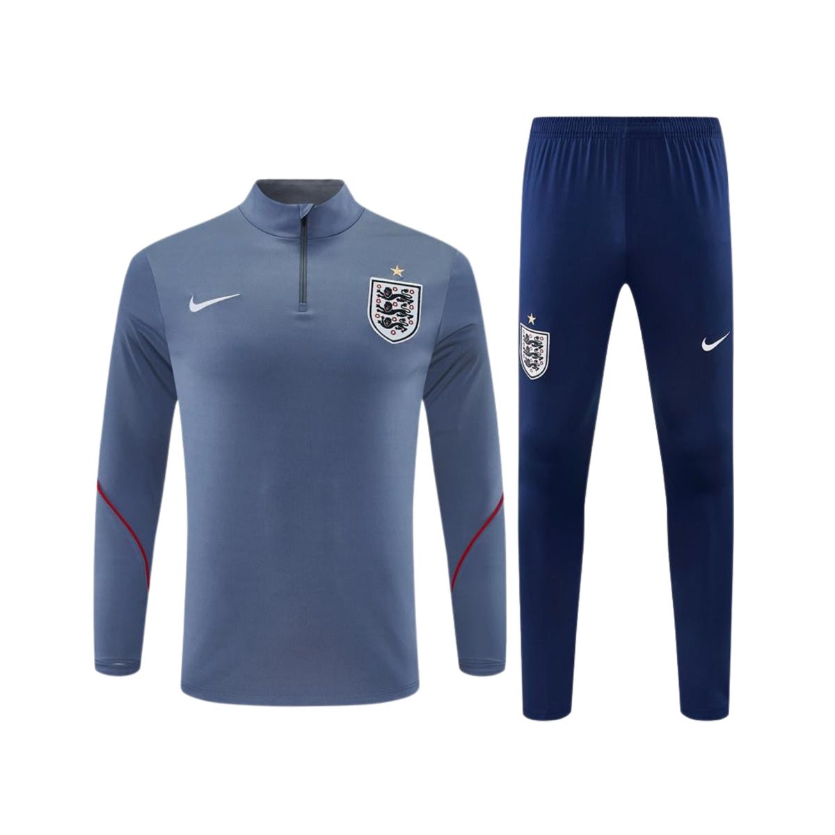 Angleterre 26/27 - Survêtement - 1/2 Zip - Bleu et Bleu Marine