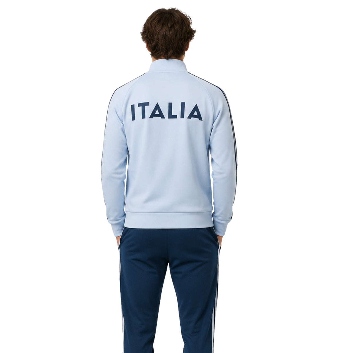 Italie 26/27 - Survêtement - Zip Complet - Bleu Clair