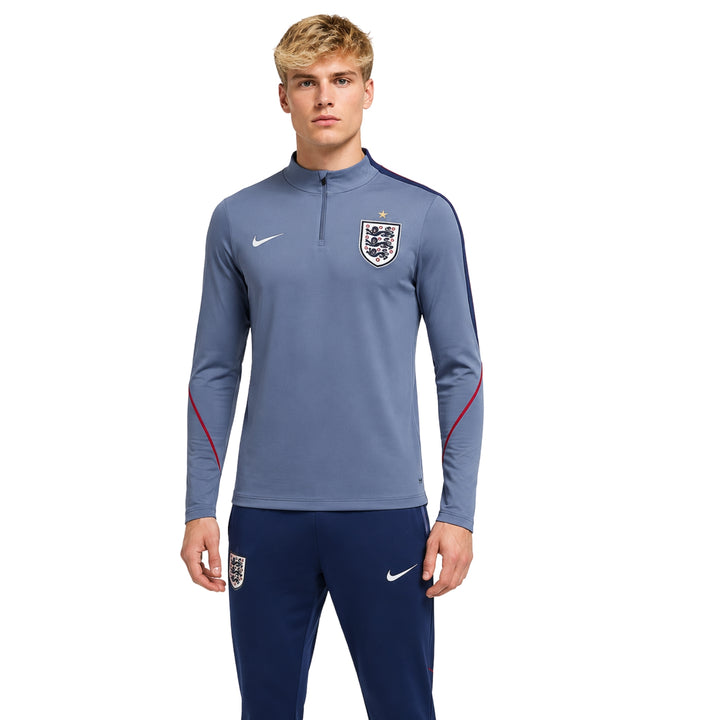 Angleterre 26/27 - Survêtement - 1/2 Zip - Bleu et Bleu Marine