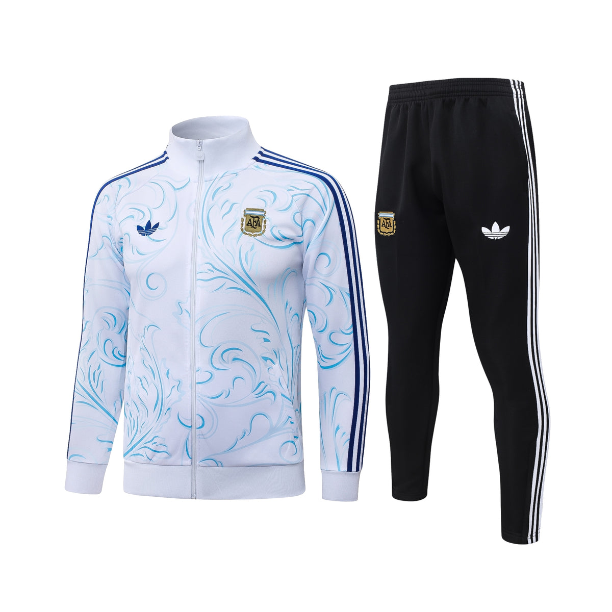 Argentine 26/27 - Survêtement - Zip Complet - Blanc et Bleu