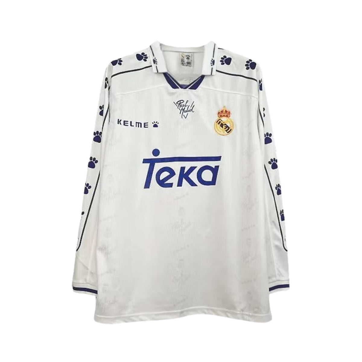 Real Madrid Domicile 94/95 - Manches Longues - Vue de face