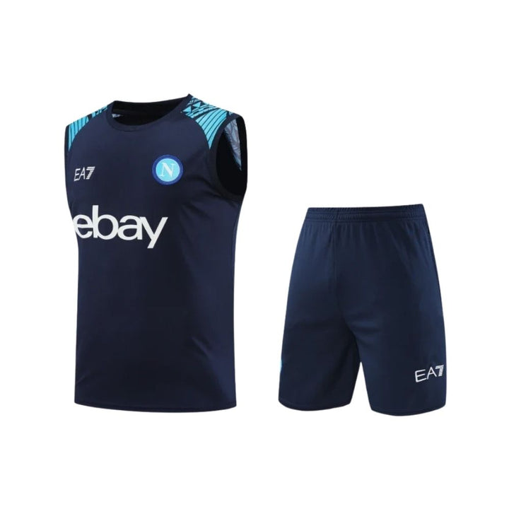Training Kit - Napoli 24/25 - Sleeveless - Navy Blue