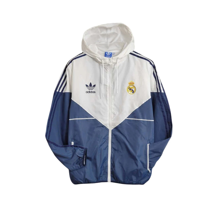Coupe-Vent - Real Madrid 23/24 - Bleu Marine et Blanc