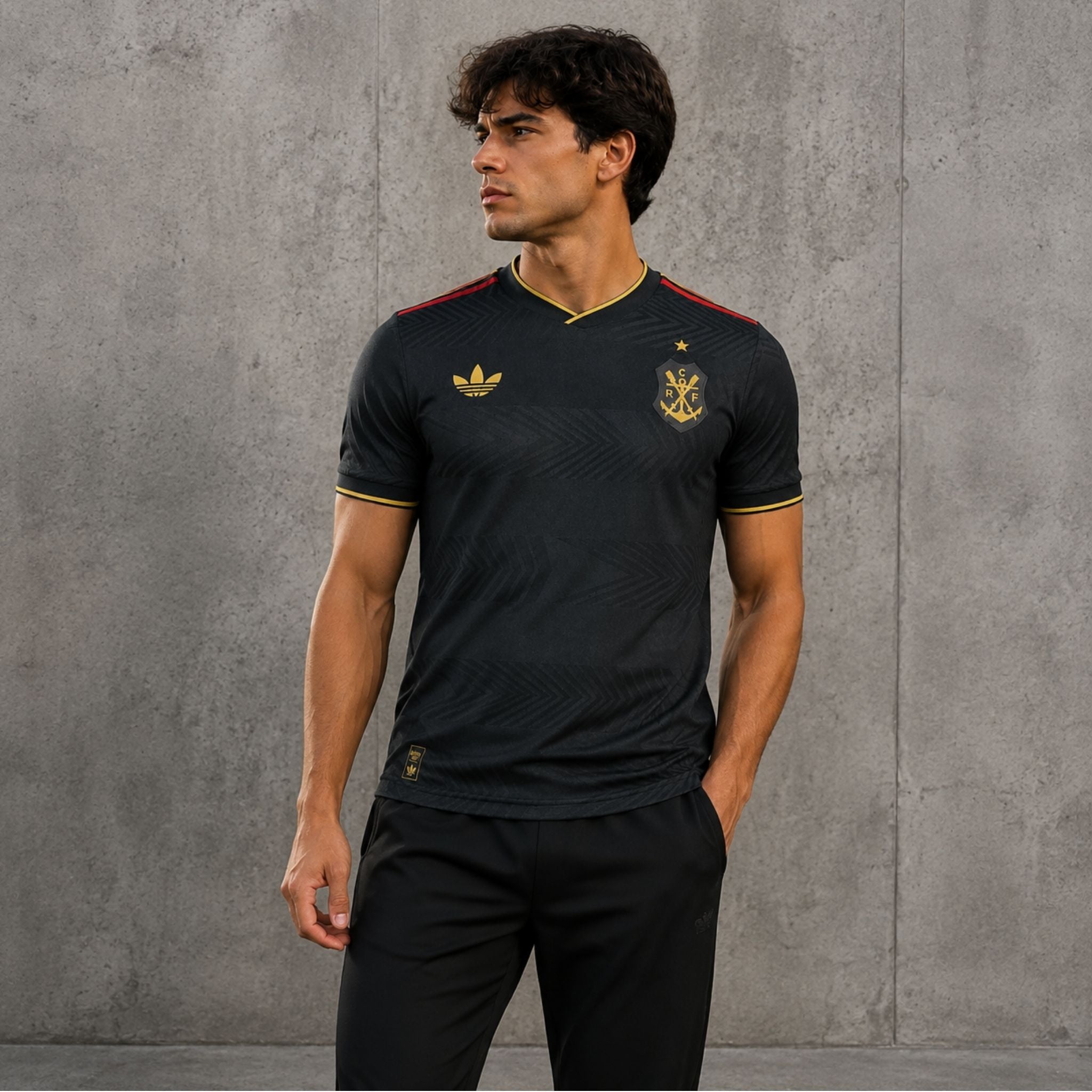 Flamengo Third 25/26 - Player Version - Anthracite Grey and Gold