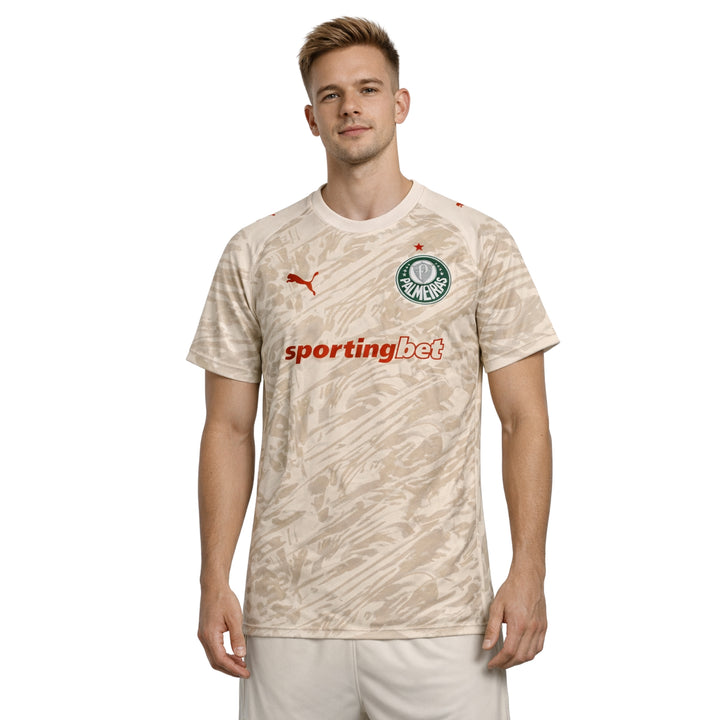 Palmeiras Gardiens de But 26/27 - Beige et Blanc