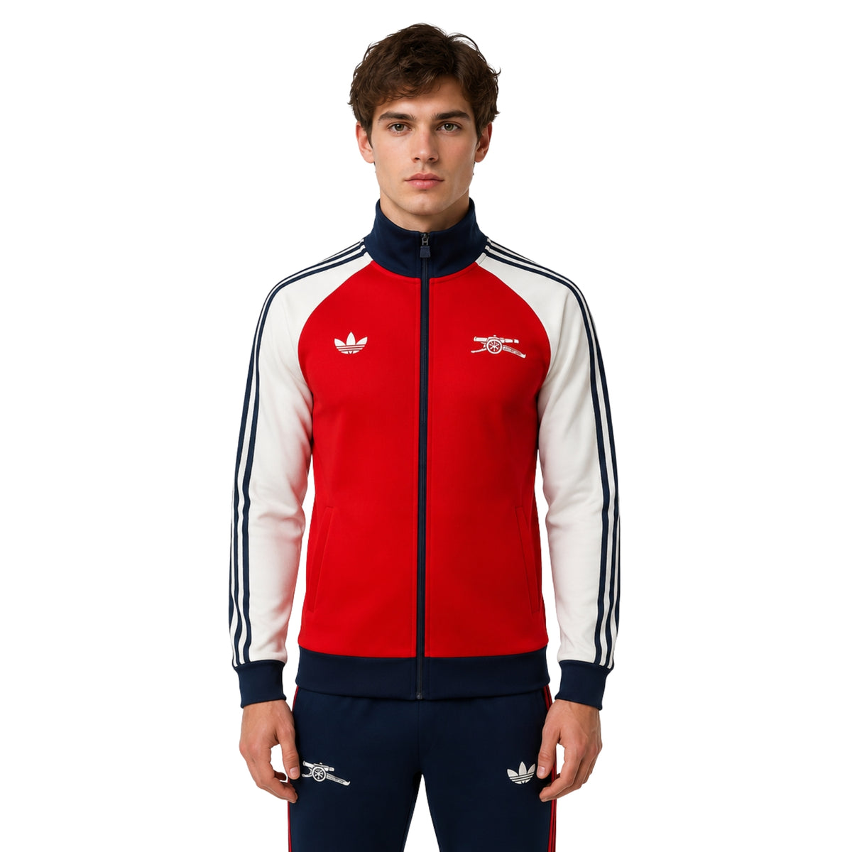 Arsenal 26/27 - Tracksuit - Full Zip - Red, White and Navy Blue